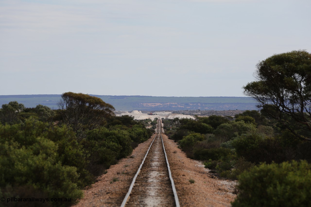 130708 0728
Kevin, view across the distance 485.7 km grade crossing and loaded train departing, [url=https://goo.gl/maps/uMSiu]location of image[/url].
