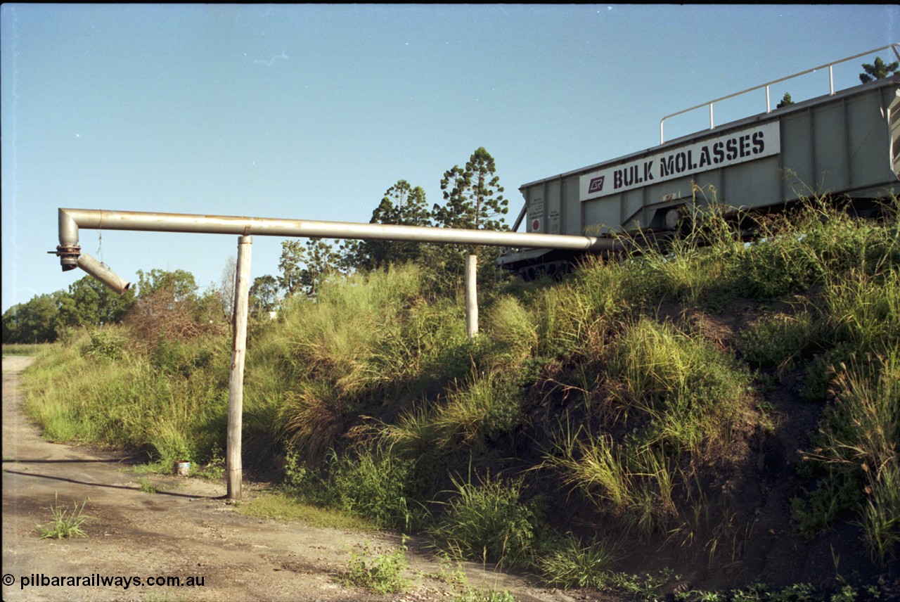 187-18
Monkland, Gympie Queensland. Molasses transfer station for unloading VMO type molasses waggons to road trucks. [url=https://goo.gl/maps/hagoEjM37G72]GeoData[/url].
