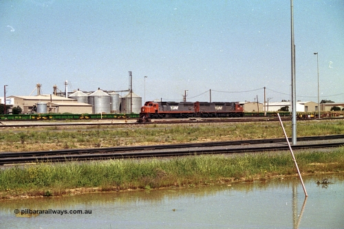 215-17
Dry Creek Yard, a pair of broad gauge V/Line C class locomotives rest between jobs.
