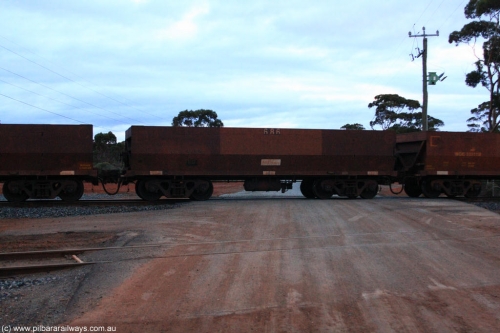 100822 6294
WOE type iron ore waggon WOE 31102 is one of a batch of one hundred and thirty built by Goninan WA between March and August 2001 with serial number 950092-092 and fleet number 686 for Koolyanobbing iron ore operations, on empty train 1416 at Hampton, August 22, 2010.
Keywords: WOE-type;WOE31102;Goninan-WA;950092-092;