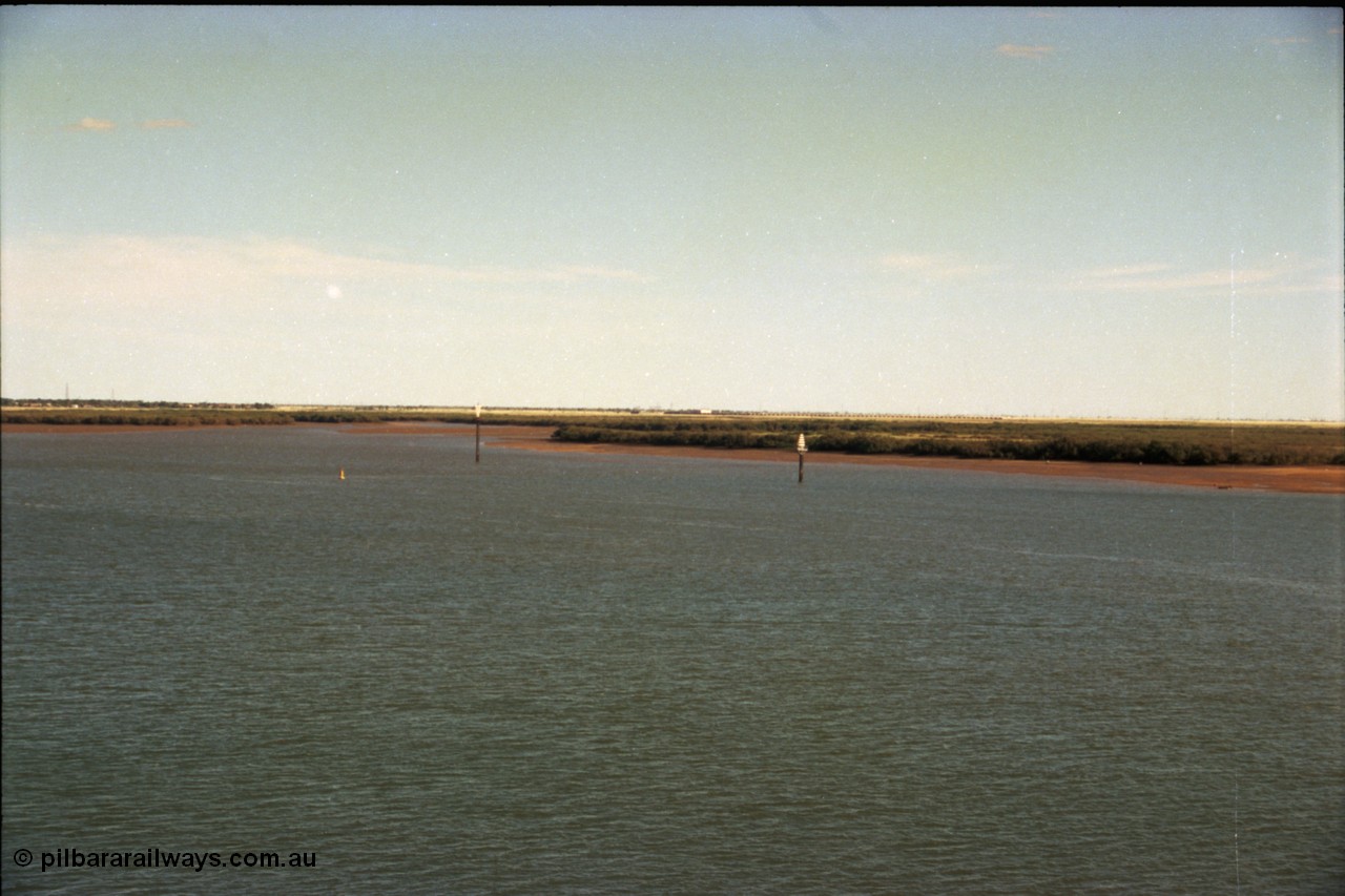 227-04
Nelson Point, looking across with Anderson Point on the left and Stanley Point on the right, Boodarie workshop can be made out with a train in front of it. Today this view is very different!! [url=https://goo.gl/maps/9YFk9Z8c7WG2]GeoData[/url].
