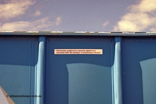 253-22
Nelson Point hard stand, CFCLA CHRY type ballast hopper waggon CHRY 753.
Keywords: CHRY-type;CHRY753;CFCLA;CRDX-type;BHP-ballast-waggon;