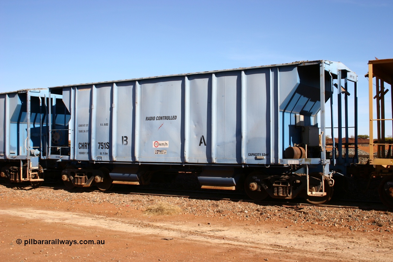 050518 2078
Flash Butt yard, CFCLA hire ballast waggon CHRY type CHRY 751.
Keywords: CHRY-type;CHRY751;CFCLA;CRDX-type;BHP-ballast-waggon;