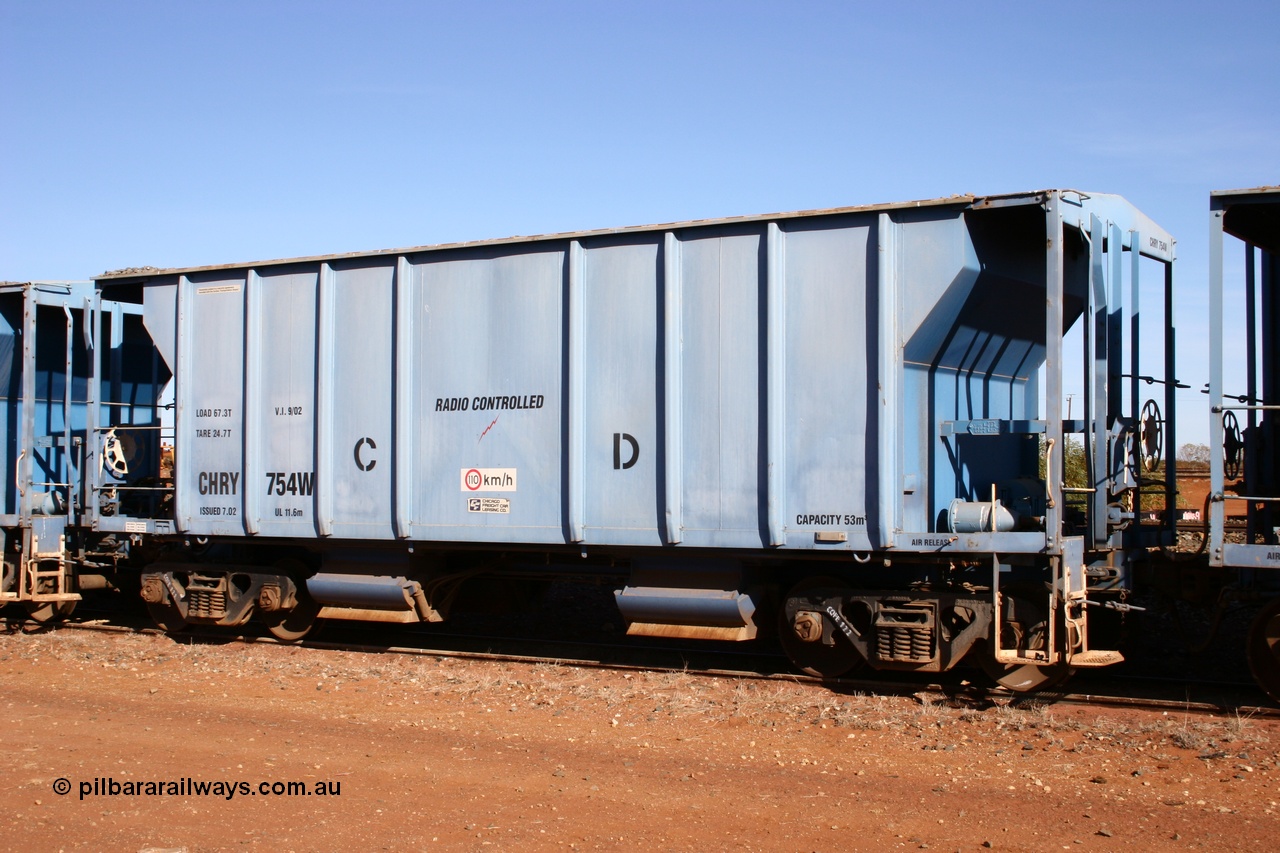 050518 2088
Flash Butt yard, CFCLA hire ballast waggon CHRY type CHRY 754.
Keywords: CHRY-type;CHRY754;CFCLA;CRDX-type;BHP-ballast-waggon;