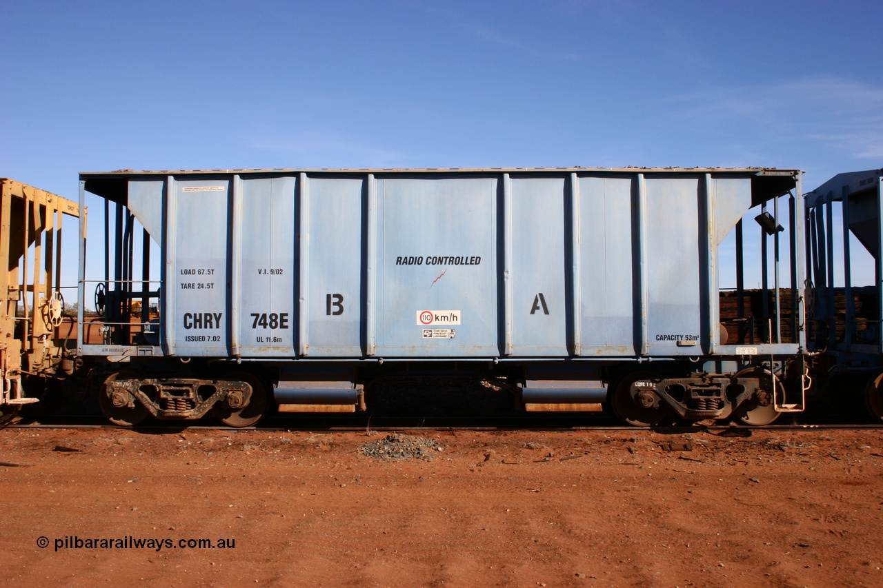 050518 2099
Flash Butt yard, CFCLA hire ballast waggon CHRY type CHRY 748.
Keywords: CHRY-type;CHRY748;CFCLA;CRDX-type;BHP-ballast-waggon;