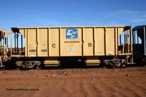 CHQY 740 050518 2097
Flash Butt yard, CFCLA hire ballast waggon CHQY type CHQY 740.
Keywords: CHQY-type;CHQY740;CFCLA;CRDX-type;BHP-ballast-waggon;