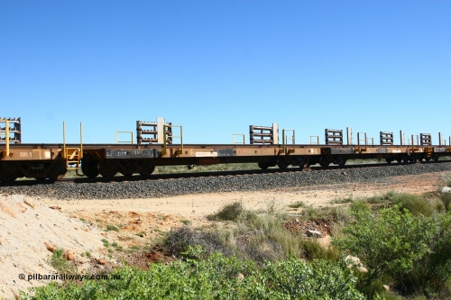 6104 Mt Newman Mining Workshops 080621 2716
Tabba South, one of a batch of six flat waggons converted by Mt Newman Mining workshops by cutting down a pair of ore waggons to make one flat waggon, 6104 in service with the rail recovery and transport train as waggon #6.
Keywords: Mt-Newman-Mining-WS;Magor-USA;BHP-rail-train;