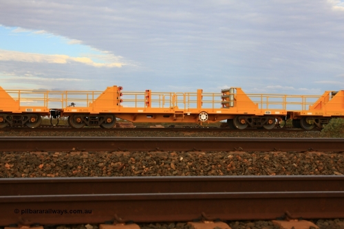 6024 Gemco WA 100717 0680
Flash Butt yard, new rail stock carrier waggon 6024, built by Gemco Rail in late 2009-10 with Barber bogies.
Keywords: Gemco-Rail-WA;BHP-rail-train;