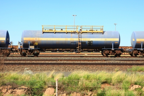 0008 Comeng NSW 110411 09986
Nelson Point, empty 82 kL Comeng NSW built tank waggon 0008 one of six such tank waggons built in 1970-71.
Keywords: Comeng-NSW;BHP-tank-waggon;