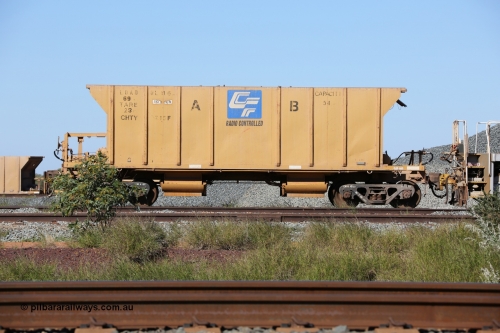 CHTY 715 130720 1437
Flash Butt yard, CFCLA ballast waggon CHTY class CHTY 715, modified from a similar CHQY class with the end framing removed.
Keywords: CFCLA;BHP-ballast-waggon;CHTY-type;CHQY-type;CHTY715;