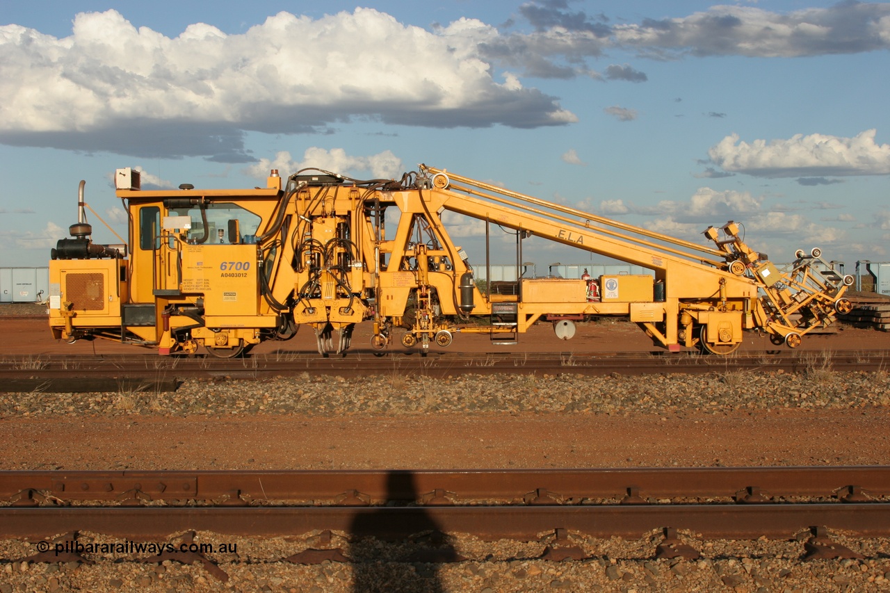 050414 0936
Flash Butt yard, Barclay Mowlem track tamper a Fairmont Jackson model 6700 tamper serial 153172. 14th April 2005.
Keywords: Jackson;6700;153172;track-machine;