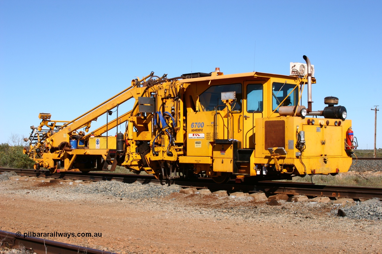 050801 4741
Flash Butt yard, Barclay Mowlem track tamper a Fairmont Jackson model 6700 tamper. 1st August 2005.
Keywords: Jackson;6700;153172;track-machine;