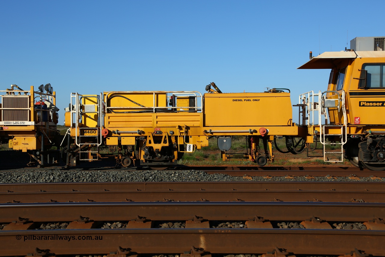 150619 9161
Walla back track, BHP track machine Tamper 3 a Plasser Australia unit model 09-3X serial M480. 19th June 2015.
Keywords: Tamper3;Plasser-Australia;09-3X;M480;track-machine;