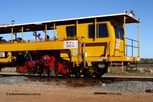 050801 4733
Flash Butt yard, Barclay Mowlem TM 21 a Plasser Australia 09-16 model tamper. 1st August 2005.
Keywords: TM21;Plasser-Australia;09-16;track-machine;