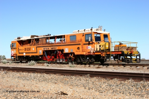 050801 4743
Flash Butt yard, BHP's Mainline Tamper 1, a Plasser Australia 09-32 CAT model tamper serial 306 built in 1986. 1st August 2005.
Keywords: Tamper1;Plasser-Australia;09-32-CAT;306;track-machine;