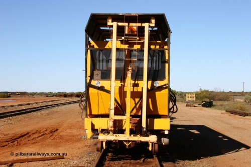 050801 4760
Flash Butt yard, end view of Barclay Mowlem tamping machine TM 8644 a Tamper HSTR 130 model serial 3581011. 1st August 2005.
Keywords: TM8644;Tamper;HSTR-130;3581011;track-machine;