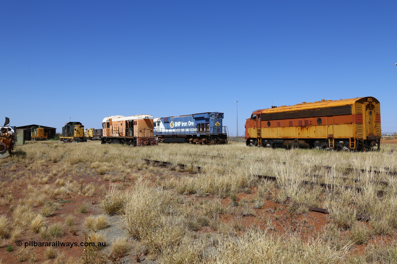 200914 7754
Pilbara Railways Historical Society museum, overview of the yard looking south with the formerly operating exhibits. 14th September 2020.
