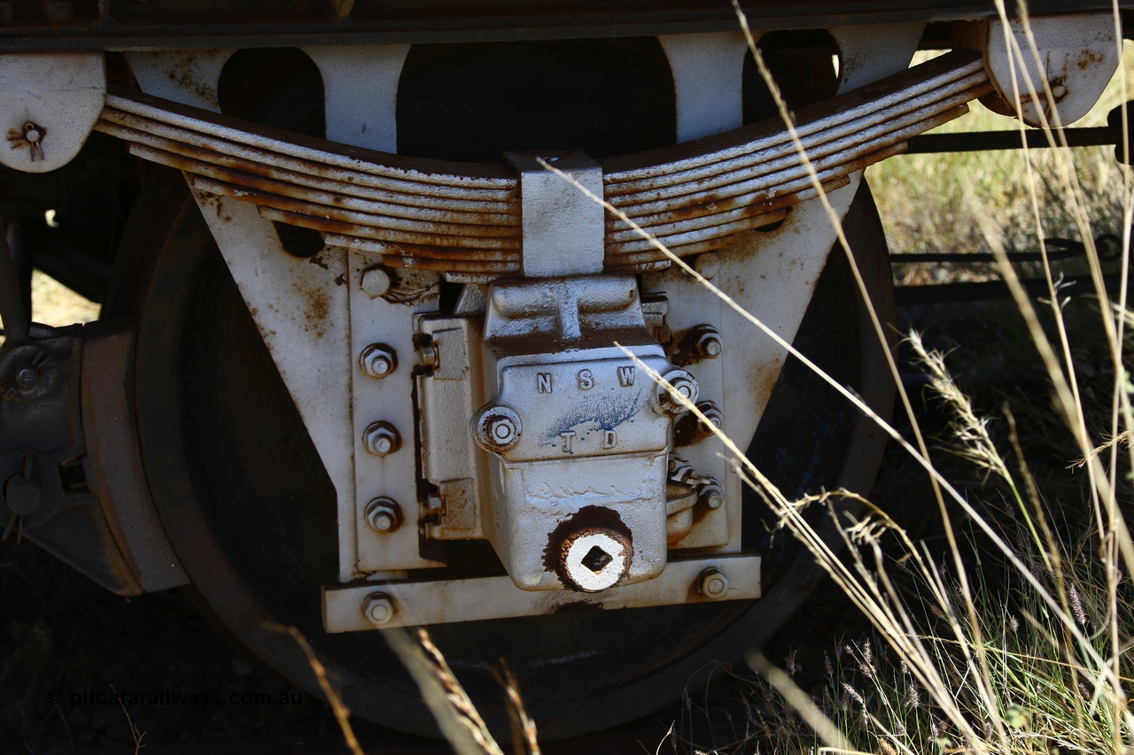 200914 7793
Pilbara Railways Historical Society, bearing journal box of the former NSWGR four wheel underframe. 14th September 2020.
