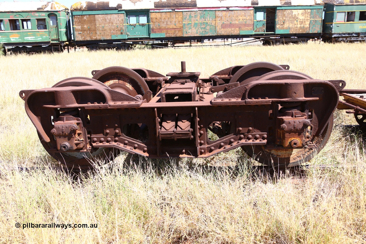 200914 7795
Pilbara Railways Historical Society, side view of a NSWGR 2AE type bogie. 14th September 2020.
