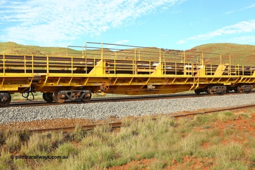 RTC012 210510 1141
Near Galah on the Rio Tinto Dampier - Tom Price line at the 89.5 km, RTC type centre rail waggon RTC 012 on Rio Tinto's Gemco Rail built rail train consist. May 10, 2021. [url=https://goo.gl/maps/tSmgEtp7gcG7x24b9]Location[/url].
Keywords: RTC-type;RTC012;Gemco-Rail-WA