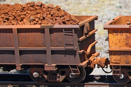 0785 081209 0132
Robe River ore waggon 785, built by Centurion Industries WA, fixed coupler non-handbrake side loaded view showing drop rib end at the 7 km location just south of Cape Lambert yard. December 9, 2008.
Keywords: 785;Centurion-Industries-WA;Robe-ore-waggon;