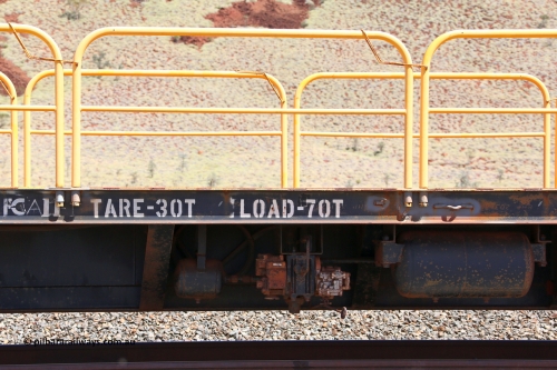 FC11 160306 1375
Robe River flat waggon FC 11, side sill handrails and number board. Greenpool March 6, 2016.
Keywords: FC11;Robe-flat-waggon;