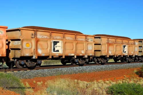 250501 0337
At the 88.448 km, just south of HPPL crossing loop on the Roy Hill line, loaded Roy Hill waggon pair GA 3051 - GA 3052, built in China by CSR Yangtze as an CCK138 model ore waggon. May 1, 2025.
Keywords: GA-type;GA3051-GA3052;CSR-Yangtze;CCK138;