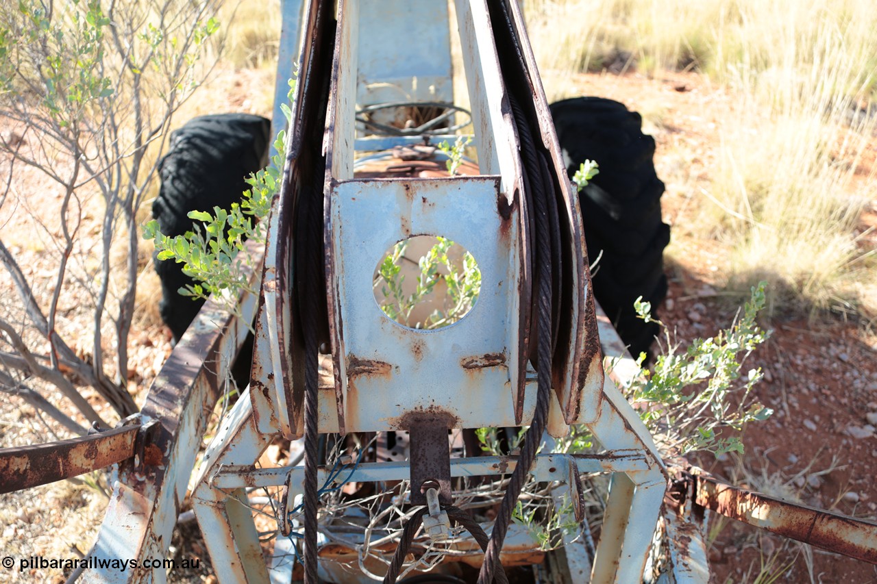 140517-4427
A Tutt Bryant rope operated Pacific A.C.E. Equipment Wheel Loader, Fordson powered?? The front end loader which lifts the bucket over the cab to feed the trammel, or dump into a truck, see an historical picture of this unit [url=http://slwa.wa.gov.au/wepon/mining/html/003547d.html]here at the Battye Library[/url] and an image of a similar unit on the [url=http://www.tuttbryant.com.au/verve/_resources/img-307150934-0003_large.jpg]manufacturer's website[/url]
