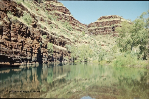 204-19
Wittenoom Gorge Mine area, pool located near mine site.
