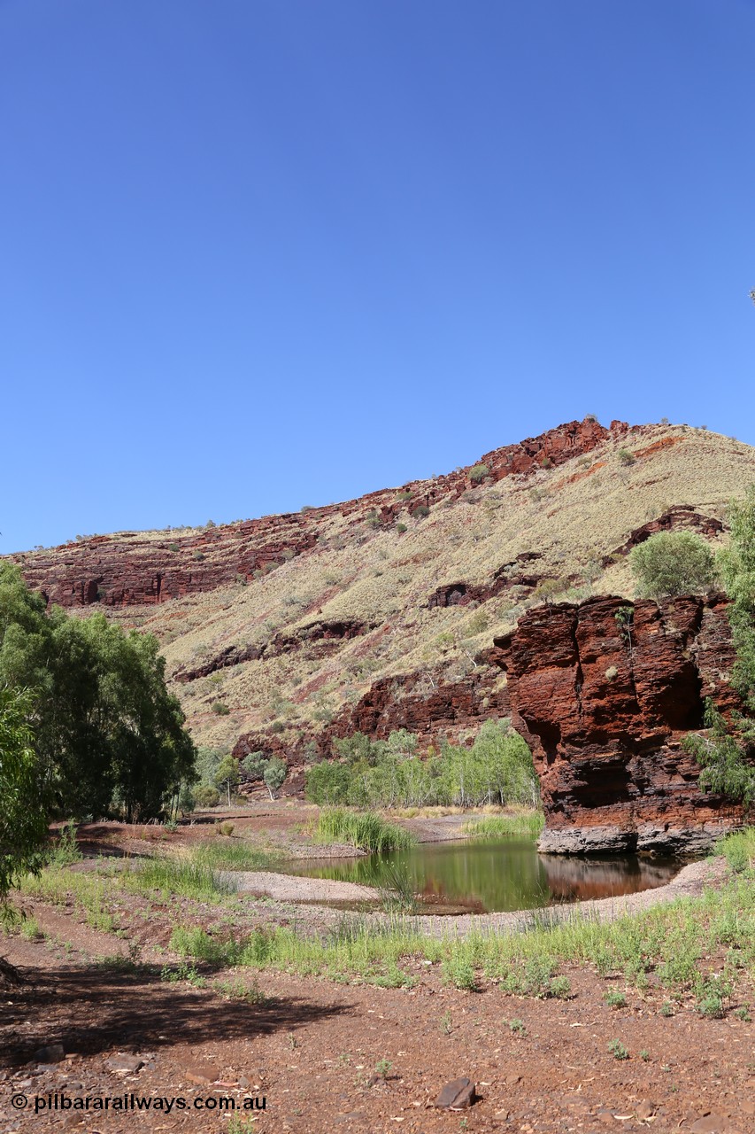 160102 9815
Wittenoom Gorge, Town Pool in Joffre Creek just south of the Colonial Mine. [url=https://goo.gl/maps/AutgczJup1oceeSa9]Geodata[/url].
