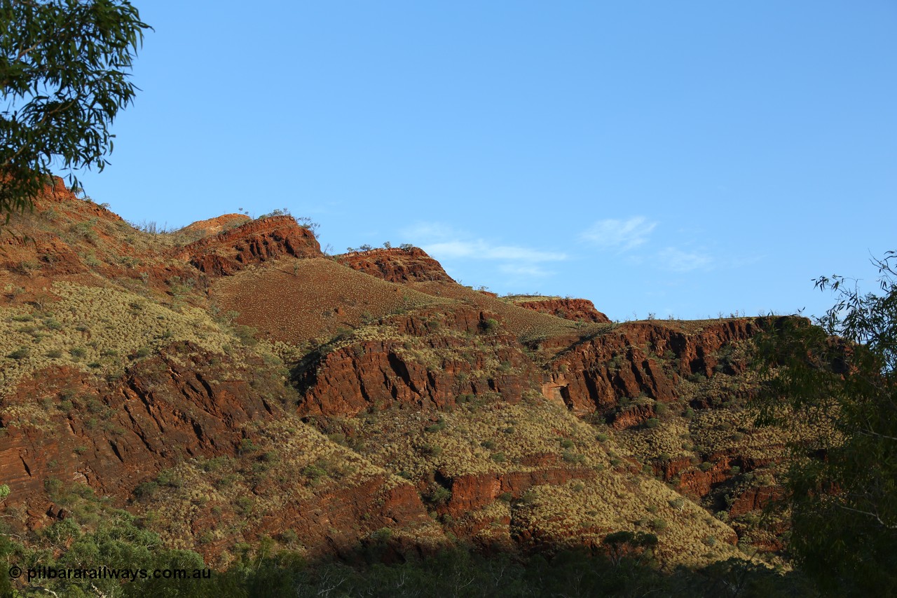 160102 9828
Wittenoom Gorge, eastern wall of gorge view, around Fifth Crossing. [url=https://goo.gl/maps/uG55Vvny2YrT4GGbA]Geodata[/url].
