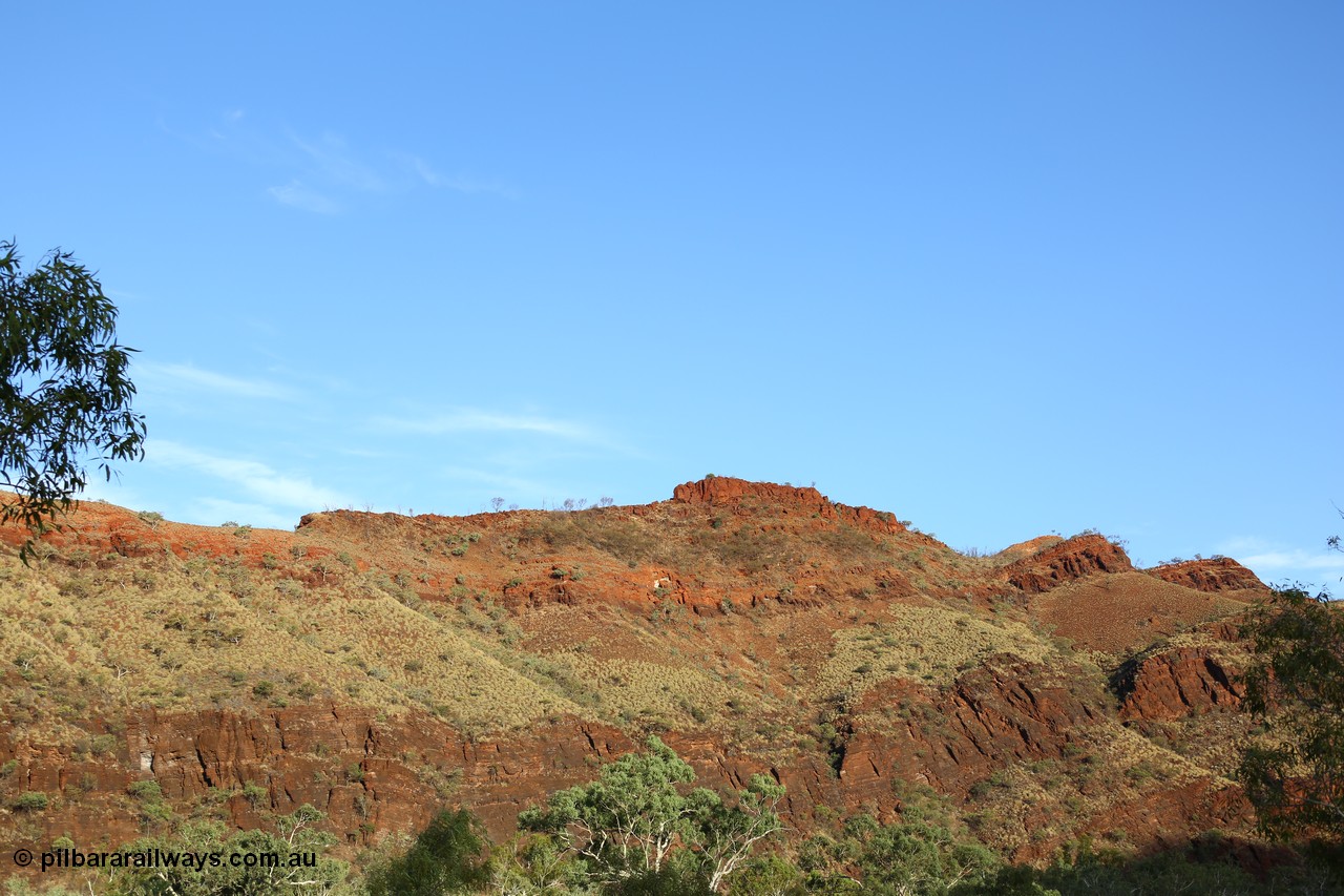 160102 9830
Wittenoom Gorge, eastern wall of gorge view, around Fifth Crossing. [url=https://goo.gl/maps/uG55Vvny2YrT4GGbA]Geodata[/url].
