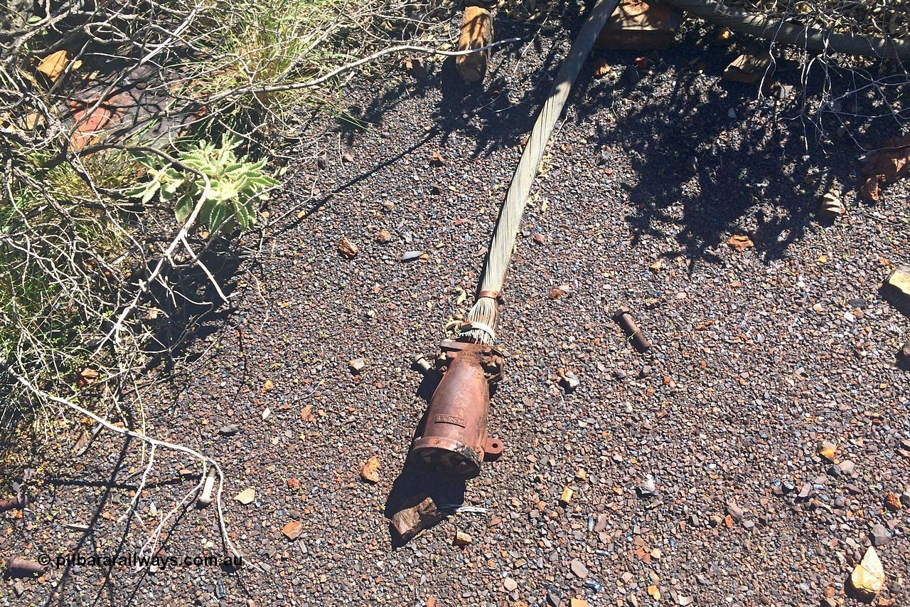 160710 iPh5S 2812
Wittenoom Gorge, Colonial Mine, old Henley three phase metal clad plug with steel wired armoured cable, which is very common in underground mines.
