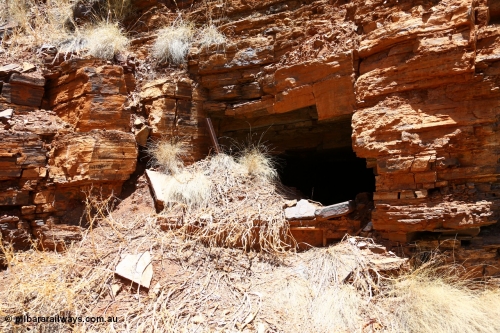 160101 9782
Wittenoom Gorge, Gorge Mine area, mine adit no. 5.
