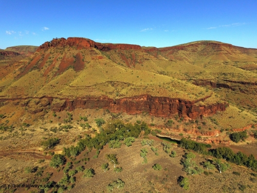 160102 DJI 0024
Wittenoom Gorge, western wall of gorge view, looking west, Third Crossing. [url=https://goo.gl/maps/uc5SWpdDoRPWPBqz5]Geodata[/url].
