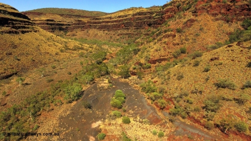 160102 DJI 0041
Wittenoom Gorge, view looking south west over the Gorge Mine location with drive visible on the right, foundations of workshop visible in middle. [url=https://goo.gl/maps/hR5AyyqRJPqRUZCa8]Geodata[/url].
