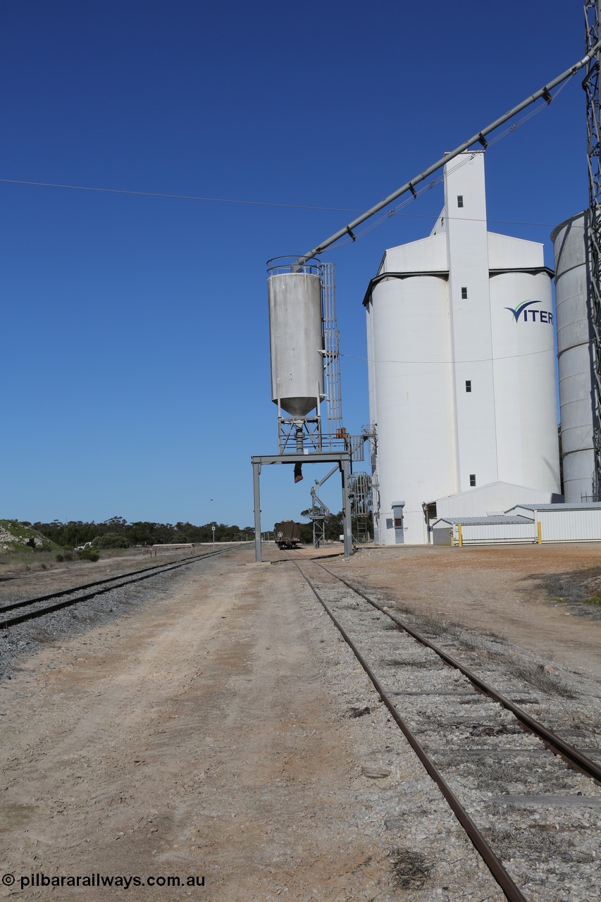 130703 0186
Tooligie, over view of the yard, Ascom Jumbo silo complex over rail loading hopper with four cell concrete silo complex beyond it. [url=https://goo.gl/maps/5dvPFSzv9EdCYSwF9]Geo location[/url]. 3rd July 2013.
