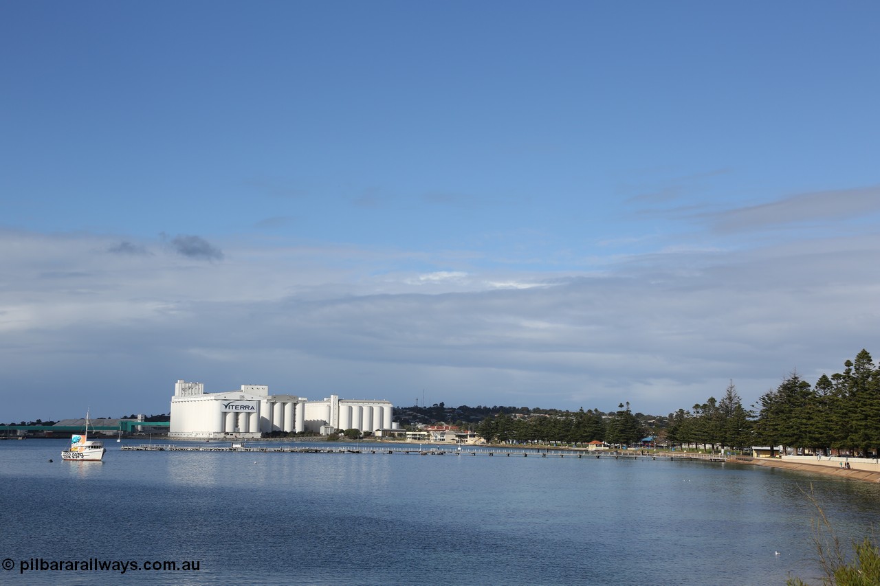 130706 0676
Port Lincoln, looking at the port silo storage facility from Bishop Street.
