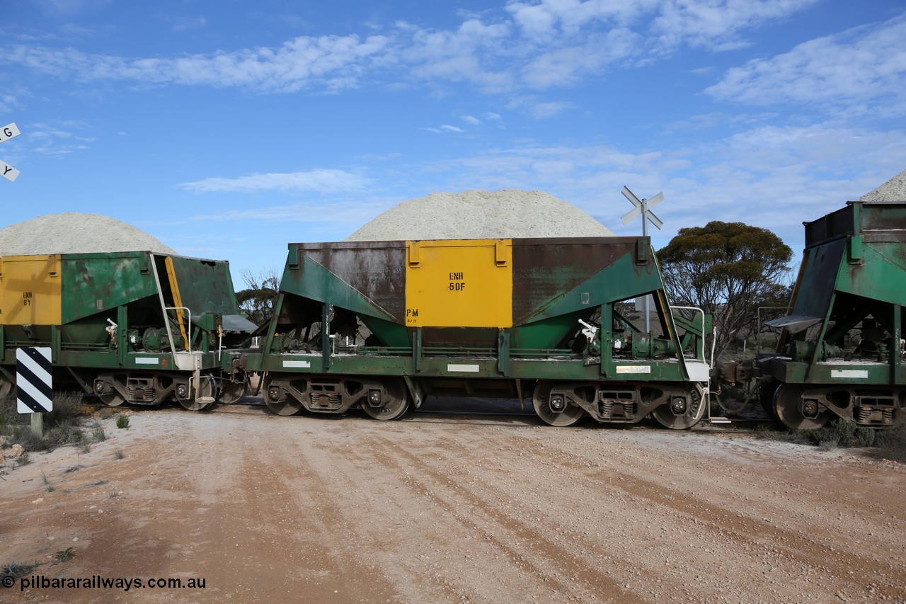 130708 0779
Charra, originally an Kinki Sharyo built NH type for the NAR now coded ENH type ENH 50 F, without hungry boards loaded with gypsum, [url=https://goo.gl/maps/fnkK0]Charoban Rd grade crossing, 477.8 km[/url].
Keywords: ENH-type;ENH50;Kinki-Sharyo-Japan;NH-type;NH950;