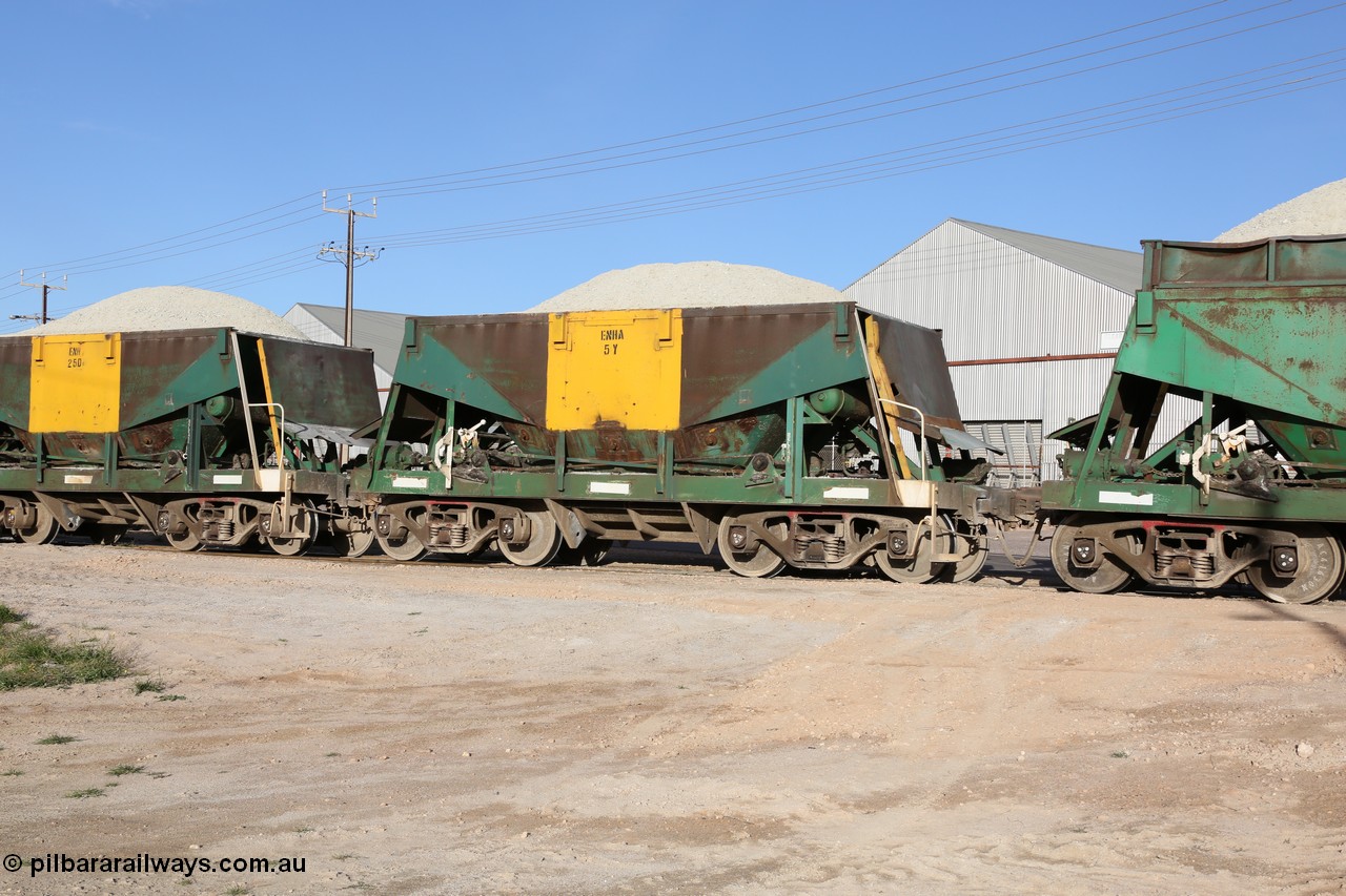 130708 0937
Thevenard originally an Kinki Sharyo built NHA type NHA 997 for the NAR now coded ENHA type ENHA 5, without hungry boards loaded with gypsum crossing [url=https://goo.gl/maps/dgQdX]Bergmann Drive grade crossing, 434.2 km[/url].
Keywords: ENHA-type;ENHA5;Kinki-Sharyo-Japan;NHA-type;NHA997;