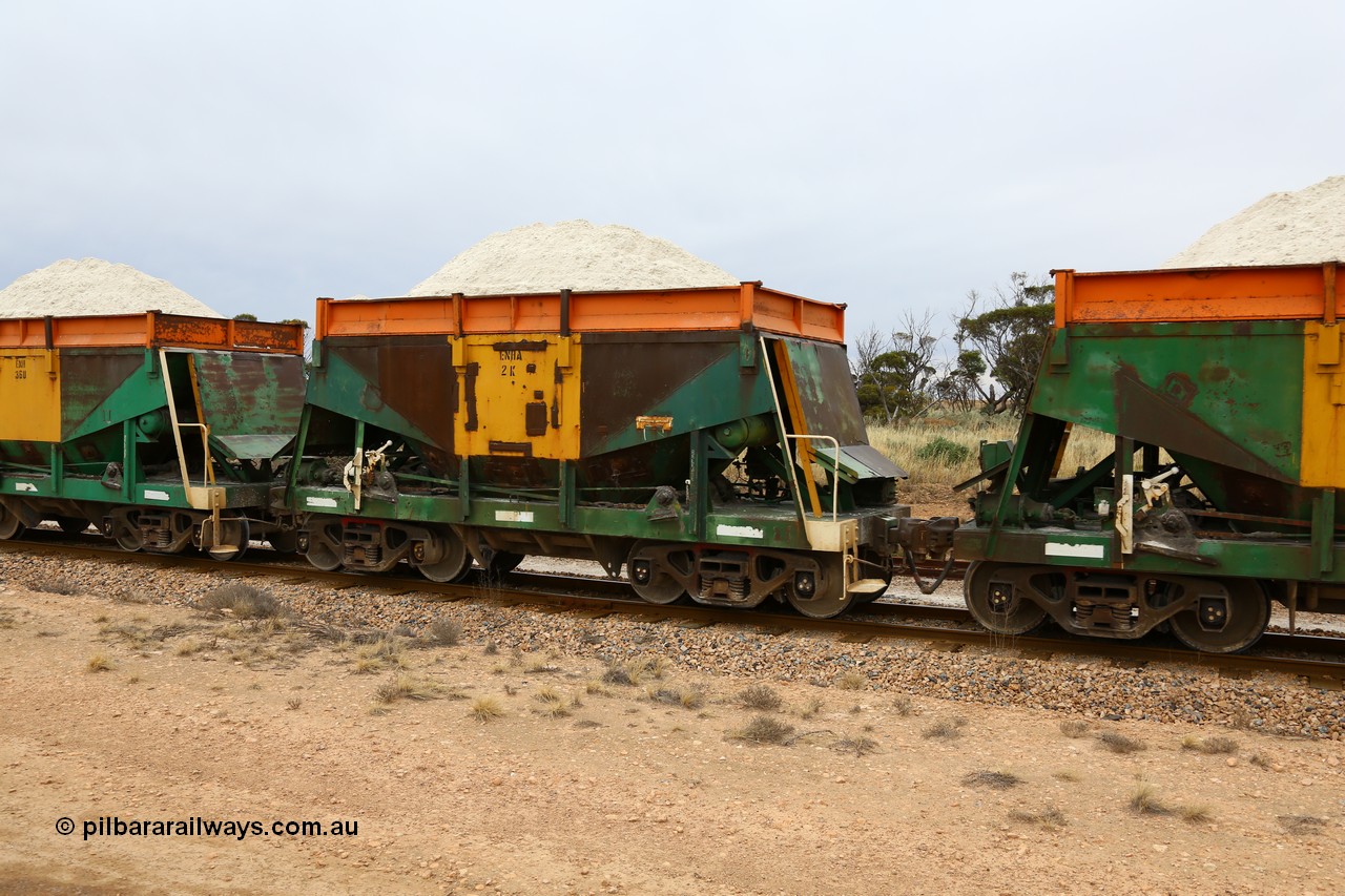 161109 1945
Moule, originally Kinki Sharyo built NHA type NHA 978 for the NAR in 1968, to EP Division 1978, rebuilt with extended sides for gypsum traffic and recoded to ENHA type ENHA 2 in 1984 with heavy patch repairs and hungry boards fitted loaded with gypsum.
Keywords: ENHA-type;ENHA2;Kinki-Sharyo-Japan;NHA-type;NHA978;