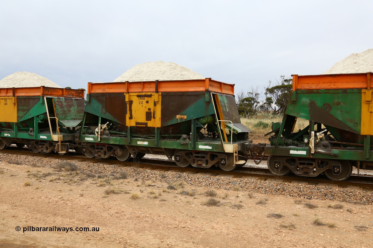 161109 1945
Moule, originally Kinki Sharyo built NHA type NHA 978 for the NAR in 1968, to EP Division 1978, rebuilt with extended sides for gypsum traffic and recoded to ENHA type ENHA 2 in 1984 with heavy patch repairs and hungry boards fitted loaded with gypsum.
Keywords: ENHA-type;ENHA2;Kinki-Sharyo-Japan;NHA-type;NHA978