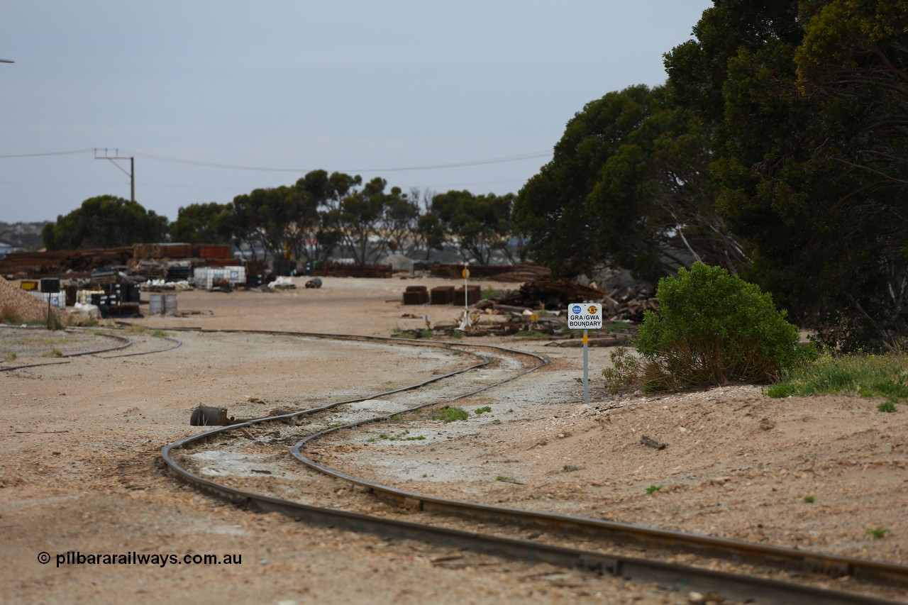 161109 1962
Thevenard, view of yard shows the boundary for the GRA gypsum siding balloon and the G&W yard.
