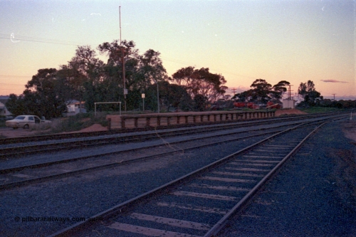 102-13
Speed station yard overview, platform, building removed, radio repeater in distant background.
