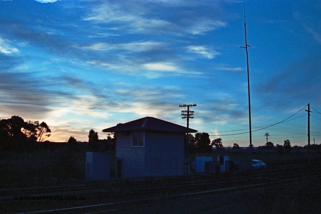 115-23
Somerton signal box, expanded view from Upfield line.
