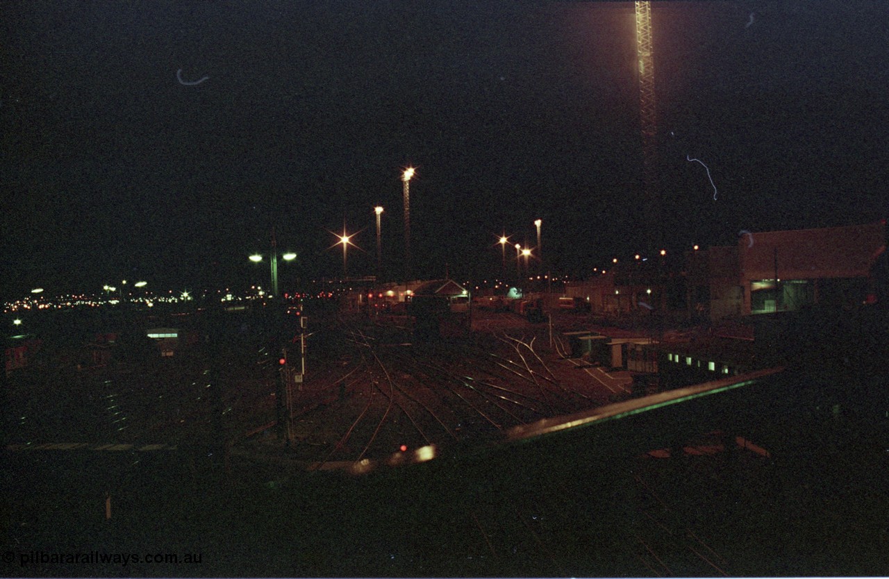 123-2-30
Spencer Street Station yard view, night shot, signal box no. 1.
