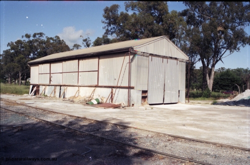 130-15
Rochester, super phosphate shed at southern end of yard.
