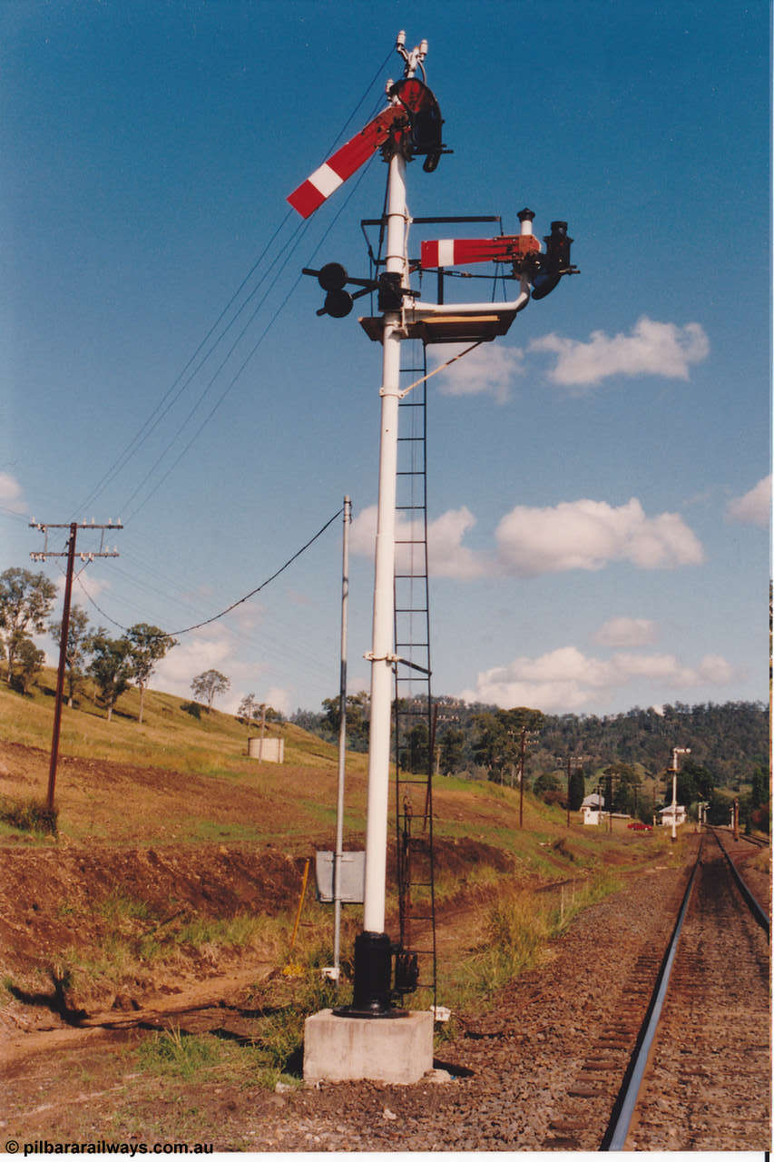 134-10
The Risk, up home arrival signal, looking south from north end of loop.
