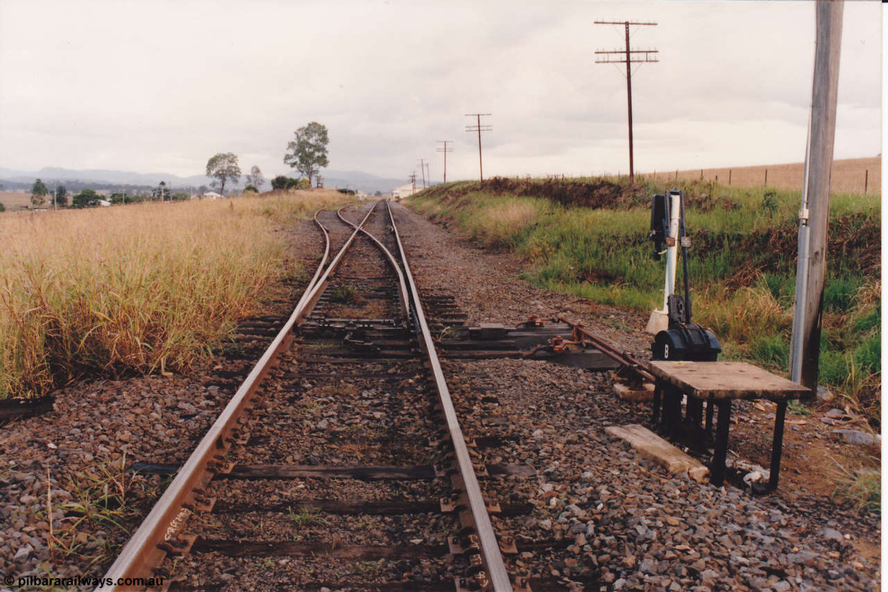 134-34
Tamrookum, loop overview, ground frame B, staff lock, points, interlocking, looking south from north end.
