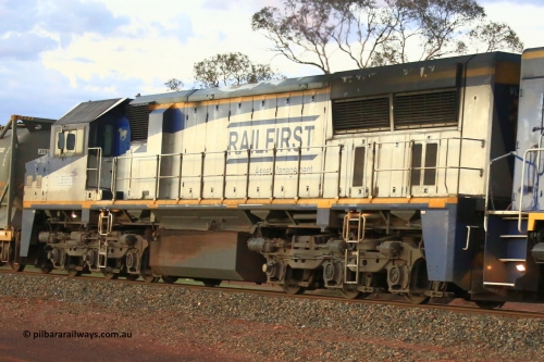 240328 3209
Lamington, on the outskirts of Kalgoorlie, Watco operated 5472 nickel train from Leonora powered by Railfirst lease locomotives, a new build EMD GT26C model by Avteq for CFCLA as the VL class, VL 358 built in May 2008. March 28, 2024.
Keywords: VL-class;VL358;Avteq-Vic;EMD;GT26C;
